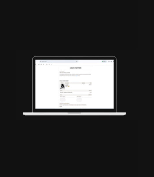 emailed receipt gen